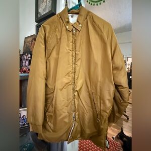 Men's mustard puffer Jacket